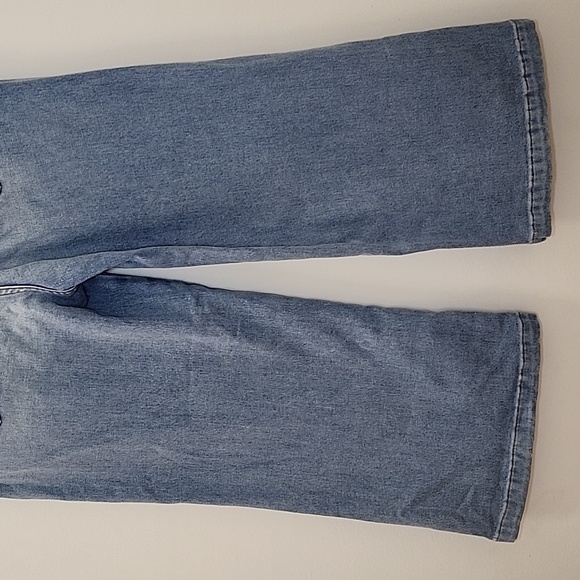 FRAMELe Palazzo High Rise Cropped Wide Leg Jeans in Galeston Size 27 - Picture 9 of 16